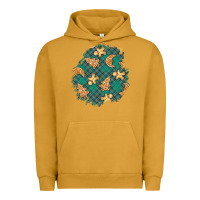 Pigment Peanut Butter christmas gingerbread cookies patch Urban Hoodie - BundleAndBundleShop