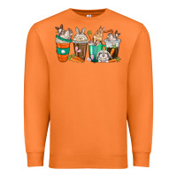 Carrot rabbit coffee cups Premium Sweatshirt - texasbilliewilder