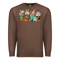 Chestnut rabbit coffee cups Premium Sweatshirt - texasbilliewilder
