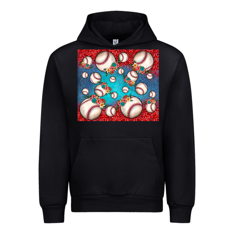 Baseball Paisley And Jean Pattern Urban Hoodie by JahusDesignShop | Teevron