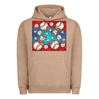 Pigment Burro baseball paisley and jean pattern Urban Hoodie - JahusDesignShop