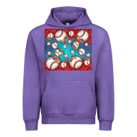 Tulip baseball paisley and jean pattern Urban Hoodie - JahusDesignShop