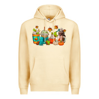 Pina Colada fall coffee cups Premium Hoodie - AdoDesignShop