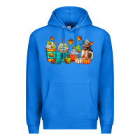 True Royal fall coffee cups Premium Hoodie - AdoDesignShop