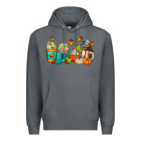 Rock fall coffee cups Premium Hoodie - AdoDesignShop