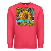 Cardinal raised on country and sunshine Premium Sweatshirt - texasbilliewilder