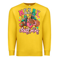 Lemon pink merry christmas black girl sneakers Premium Sweatshirt - RanaPortraitStore