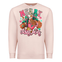 Pale Pink pink merry christmas black girl sneakers Premium Sweatshirt - RanaPortraitStore