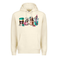 Sandshell cat  coffee cup Premium Hoodie - AdoDesignShop