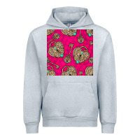 Heather Grey valentines day lock and key seamless pattern Urban Hoodie - BundleAndBundleShop
