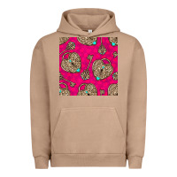 Pigment Burro valentines day lock and key seamless pattern Urban Hoodie - BundleAndBundleShop