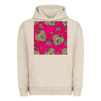 Pigment French Oak valentines day lock and key seamless pattern Urban Hoodie - BundleAndBundleShop