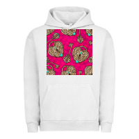 Pigment Lunar Rock valentines day lock and key seamless pattern Urban Hoodie - BundleAndBundleShop