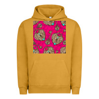 Pigment Peanut Butter valentines day lock and key seamless pattern Urban Hoodie - BundleAndBundleShop