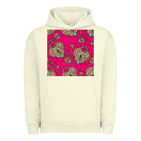 Pigment Pistachio valentines day lock and key seamless pattern Urban Hoodie - BundleAndBundleShop