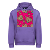 Tulip valentines day lock and key seamless pattern Urban Hoodie - BundleAndBundleShop