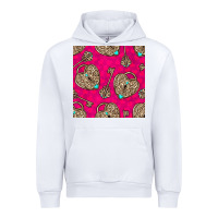 White valentines day lock and key seamless pattern Urban Hoodie - BundleAndBundleShop