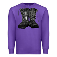 Purple soldier boots Premium Sweatshirt - RanaPortraitStore