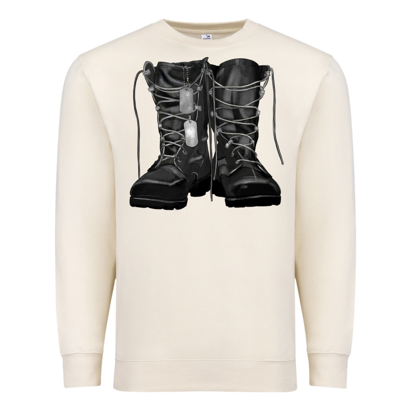 Soldier Boots Premium Sweatshirt by RanaPortraitStore | Teevron
