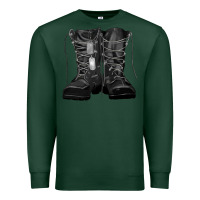 Sports Green soldier boots Premium Sweatshirt - RanaPortraitStore