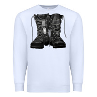 White soldier boots Premium Sweatshirt - RanaPortraitStore