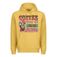 Coffee Gives Me Nurse Power Premium Hoodie | Teevron
