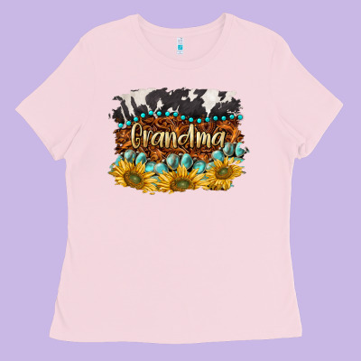 Western Grandma Ladies Tee Designed By Barkaloodesign