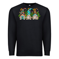Black cactus gnomes Premium Sweatshirt - Zillion Design Studio