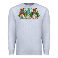 Heather Grey cactus gnomes Premium Sweatshirt - Zillion Design Studio