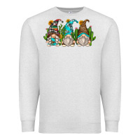 Oatmeal Heather cactus gnomes Premium Sweatshirt - Zillion Design Studio