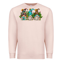 Pale Pink cactus gnomes Premium Sweatshirt - Zillion Design Studio