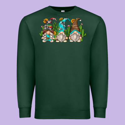 Cactus Gnomes Premium Sweatshirt Designed By Zillion Design Studio