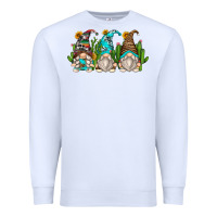 White cactus gnomes Premium Sweatshirt - Zillion Design Studio