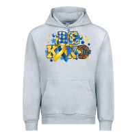 Heather Grey be kind Urban Hoodie - Artiststas