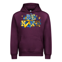 Mauve Wine be kind Urban Hoodie - Artiststas