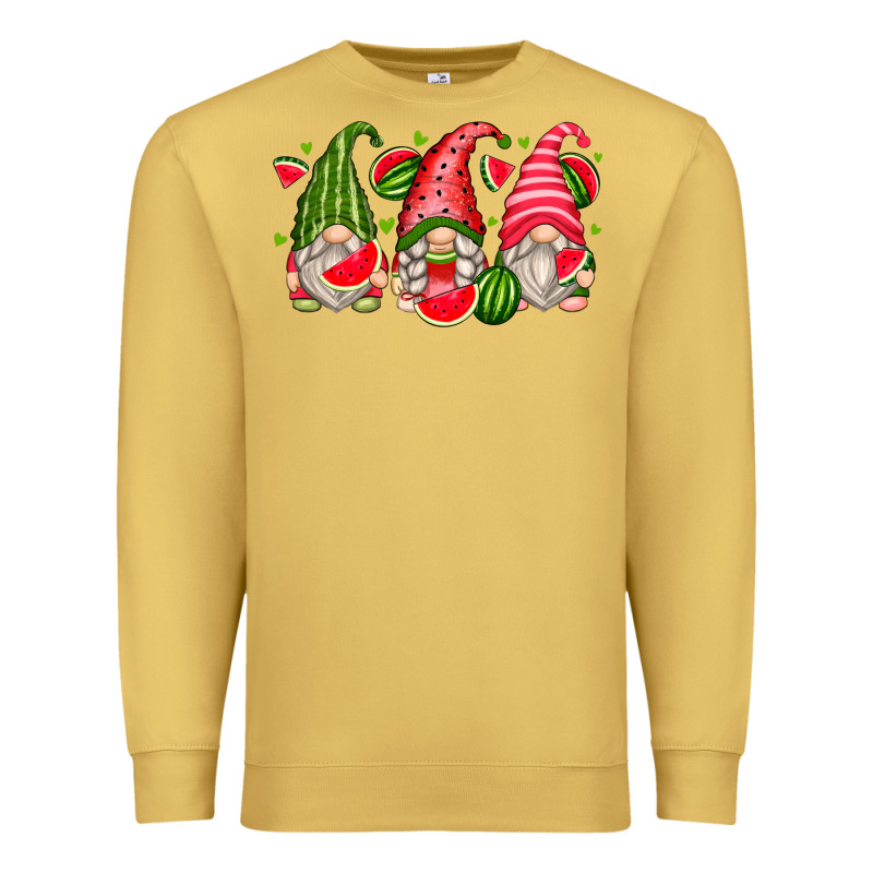 Watermelon Gnomes Premium Sweatshirt by Zillion Design Studio | Teevron