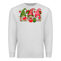Dove Grey watermelon gnomes Premium Sweatshirt - Zillion Design Studio