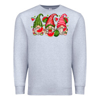Heather Grey watermelon gnomes Premium Sweatshirt - Zillion Design Studio