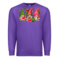 Purple watermelon gnomes Premium Sweatshirt - Zillion Design Studio
