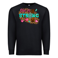 Black she is strong Premium Sweatshirt - texasbilliewilder