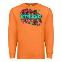 Carrot she is strong Premium Sweatshirt - texasbilliewilder