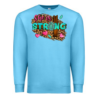 Ocean Blue she is strong Premium Sweatshirt - texasbilliewilder