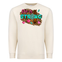 Sandshell she is strong Premium Sweatshirt - texasbilliewilder
