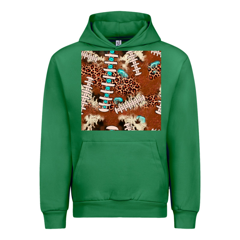 Football Leopard Gemstone Seamless Pattern Urban Hoodie by JahusDesignShop | Teevron