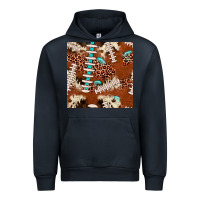 Navy football leopard gemstone seamless pattern Urban Hoodie - JahusDesignShop