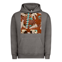 Pigment Tornado football leopard gemstone seamless pattern Urban Hoodie - JahusDesignShop