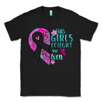 Black This Girls Fought and Won Cancer Classic Tee - BundleAndBundleShop