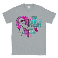 Heather Grey This Girls Fought and Won Cancer Classic Tee - BundleAndBundleShop