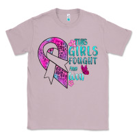 Lilac This Girls Fought and Won Cancer Classic Tee - BundleAndBundleShop