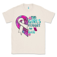 Natural This Girls Fought and Won Cancer Classic Tee - BundleAndBundleShop
